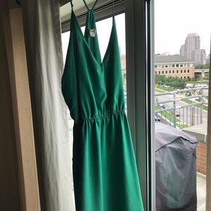 Green summer dress